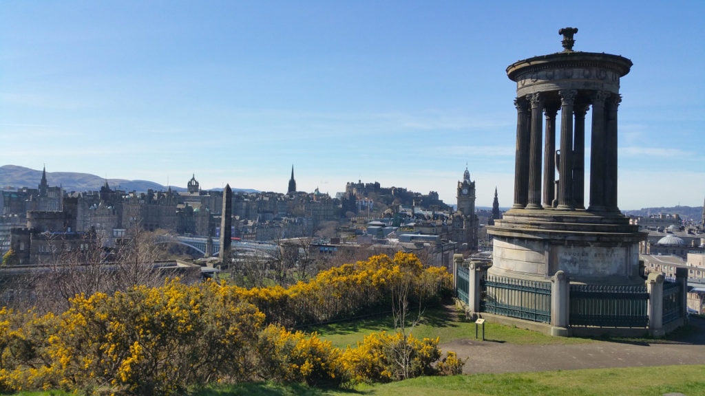 Vue panoramique depuis Calton Hill