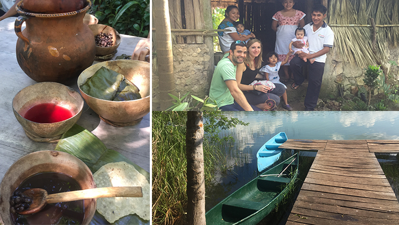 Excursion dans une famille maya au Mexique