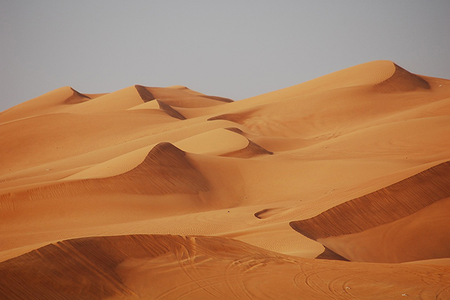 Le Désert de Dubaï dans les Emirats Arabes Unis